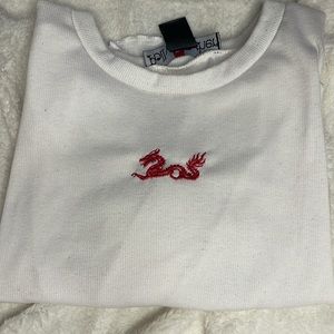 Super cute dragon long-sleeve shirt. Size M.